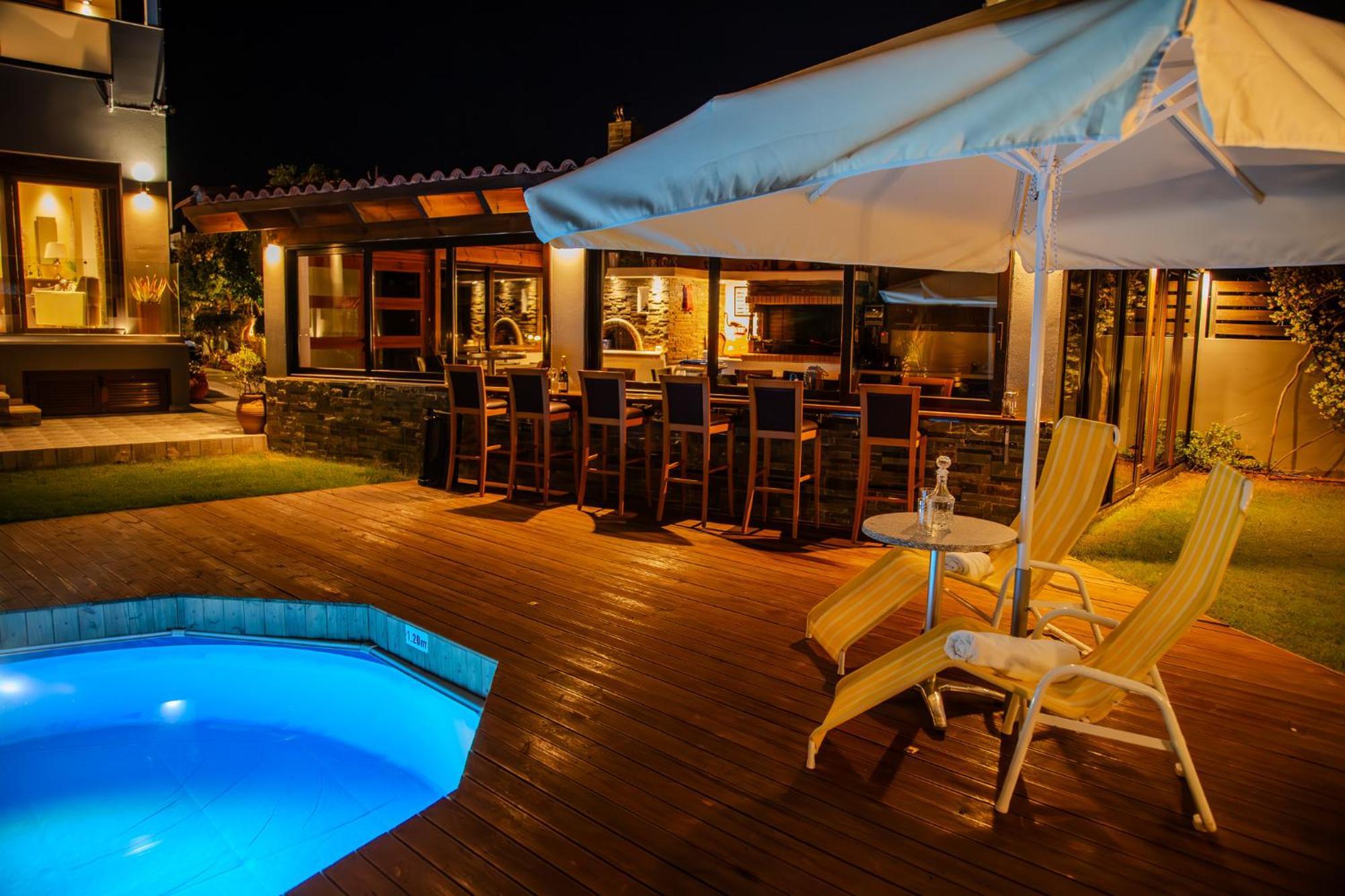 A Cozy Eco Villa By The Sea Gouves Exterior photo