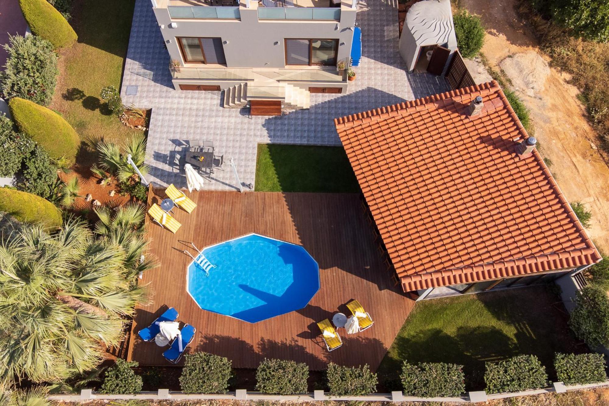 A Cozy Eco Villa By The Sea Gouves Exterior photo