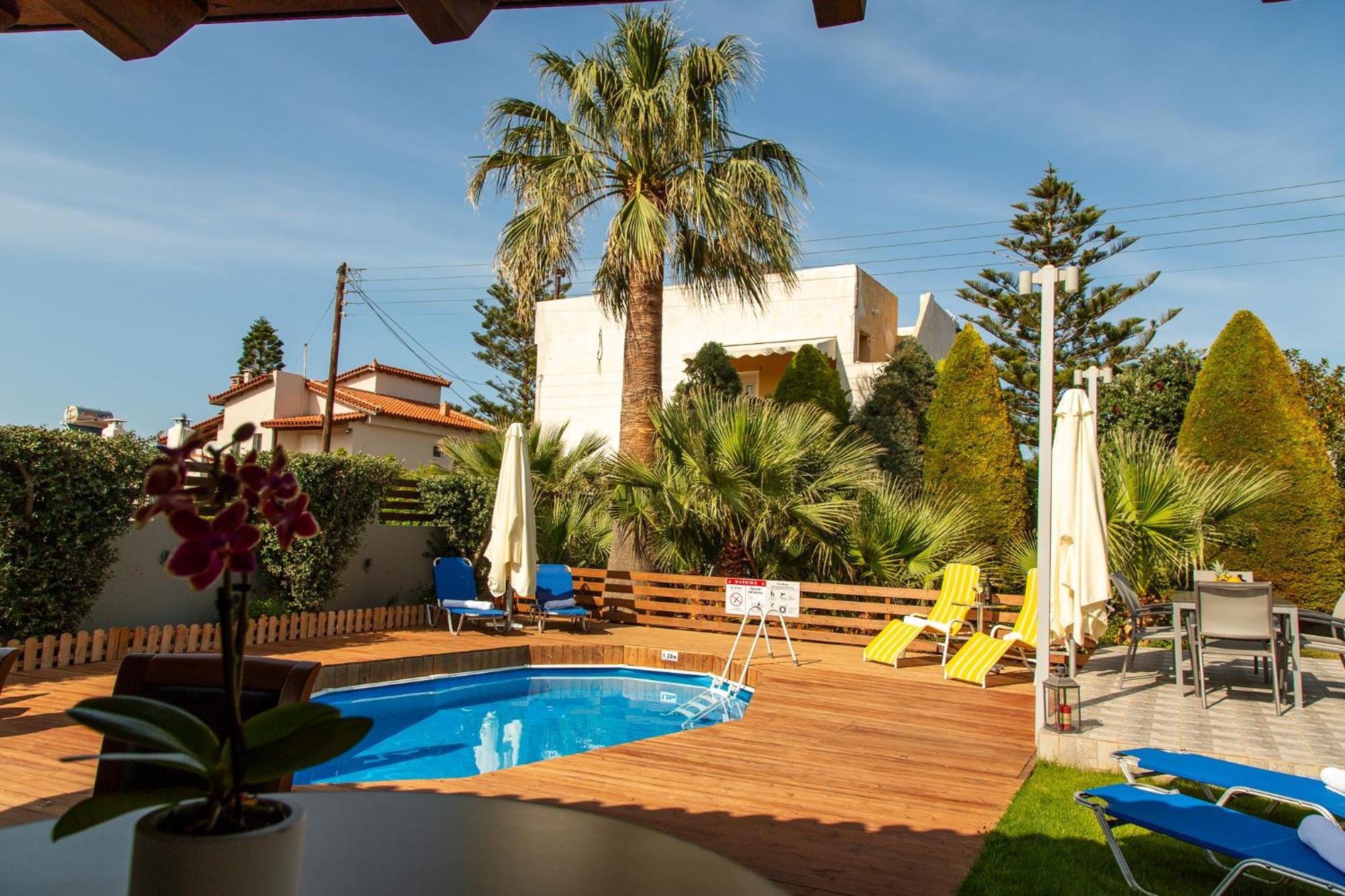 A Cozy Eco Villa By The Sea Gouves Exterior photo